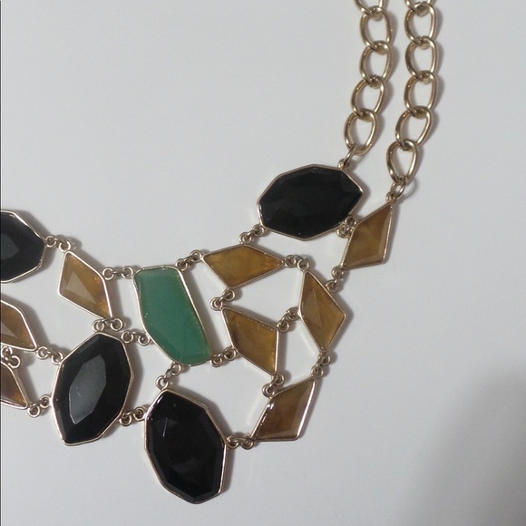 ✨2/$20 ◾️ Colour Block Statement Necklace - Picture 2 of 2